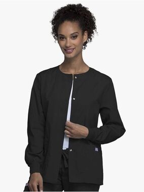 Cherokee WW Originals Snap Front Scrub Jacket NWT